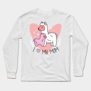 mother llama Long Sleeve T-Shirt